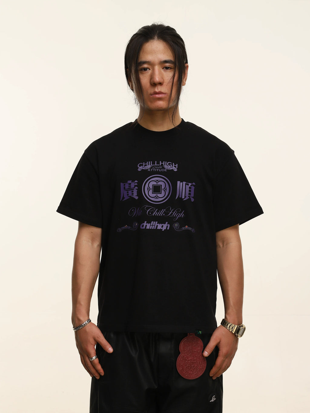 ChillHigh Crew Neck Tide Loose Casual Tee