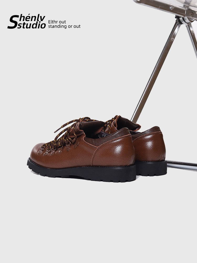 SHENLV STUDIO mountaineering derby shoes