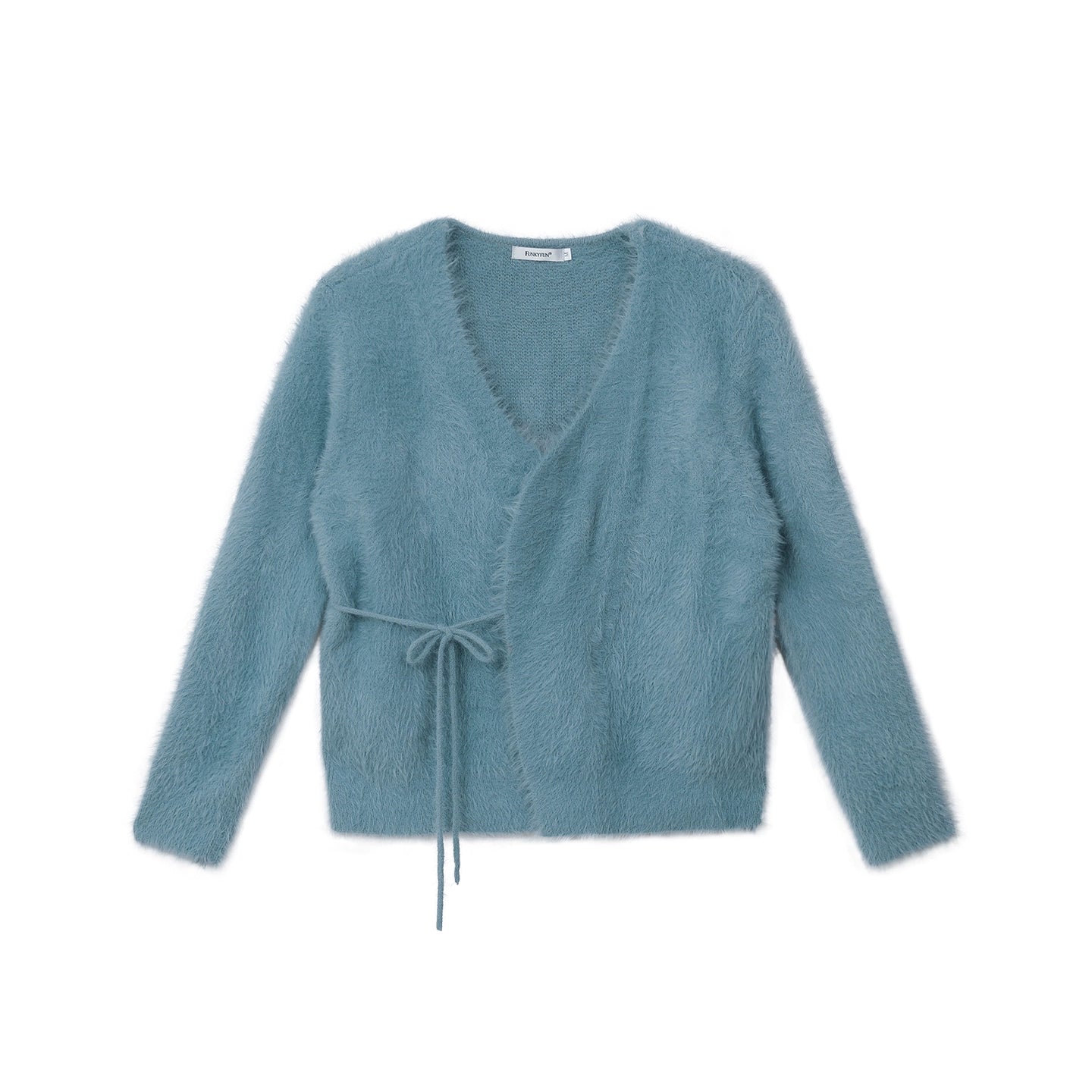 FUNKYFUN Lace-up Cardigan V-neck Sweater Jacket