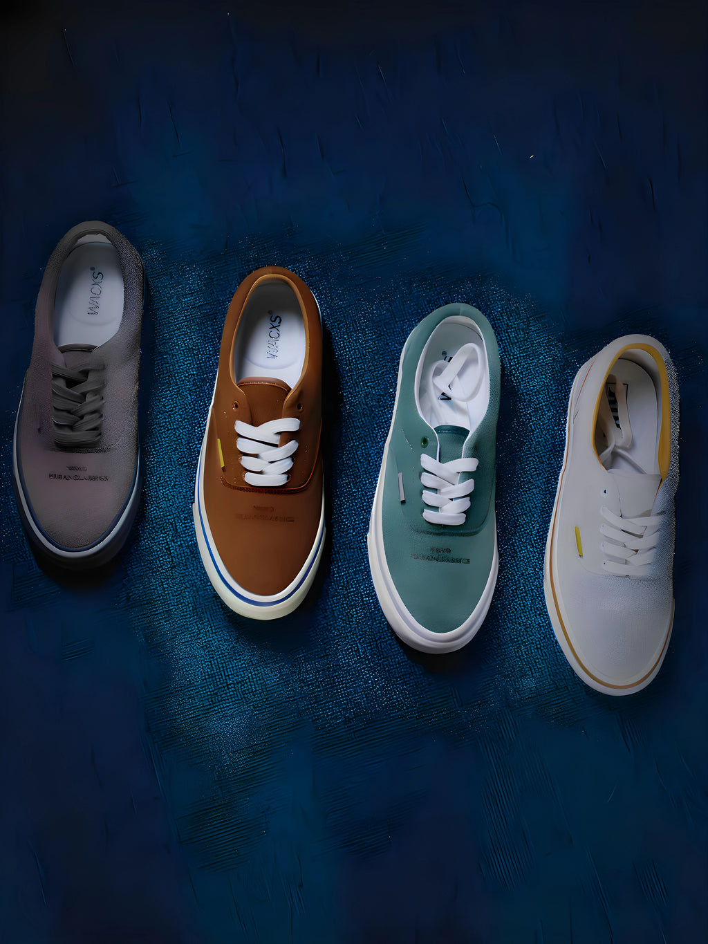 NBHD X VOWPROGRESS 4 Color Low Top Suede Fur Board Shoes