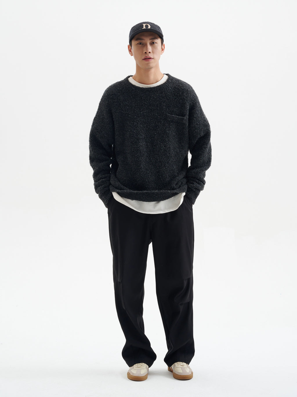 BUTTBILL 480G straight-leg loose Japanese paratrooper pants