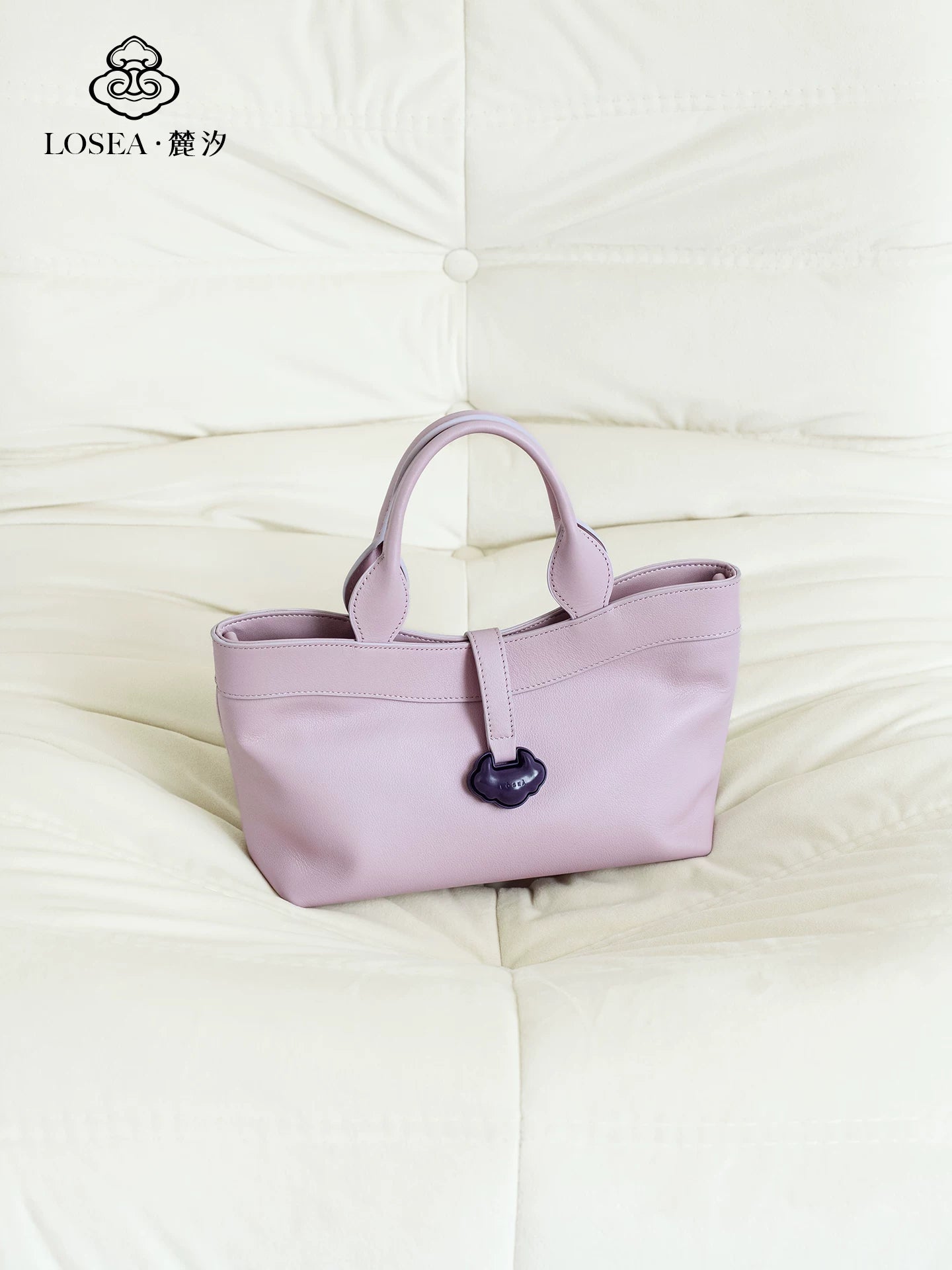 LOSEA Retro First-layer Cowhide Tote Bag