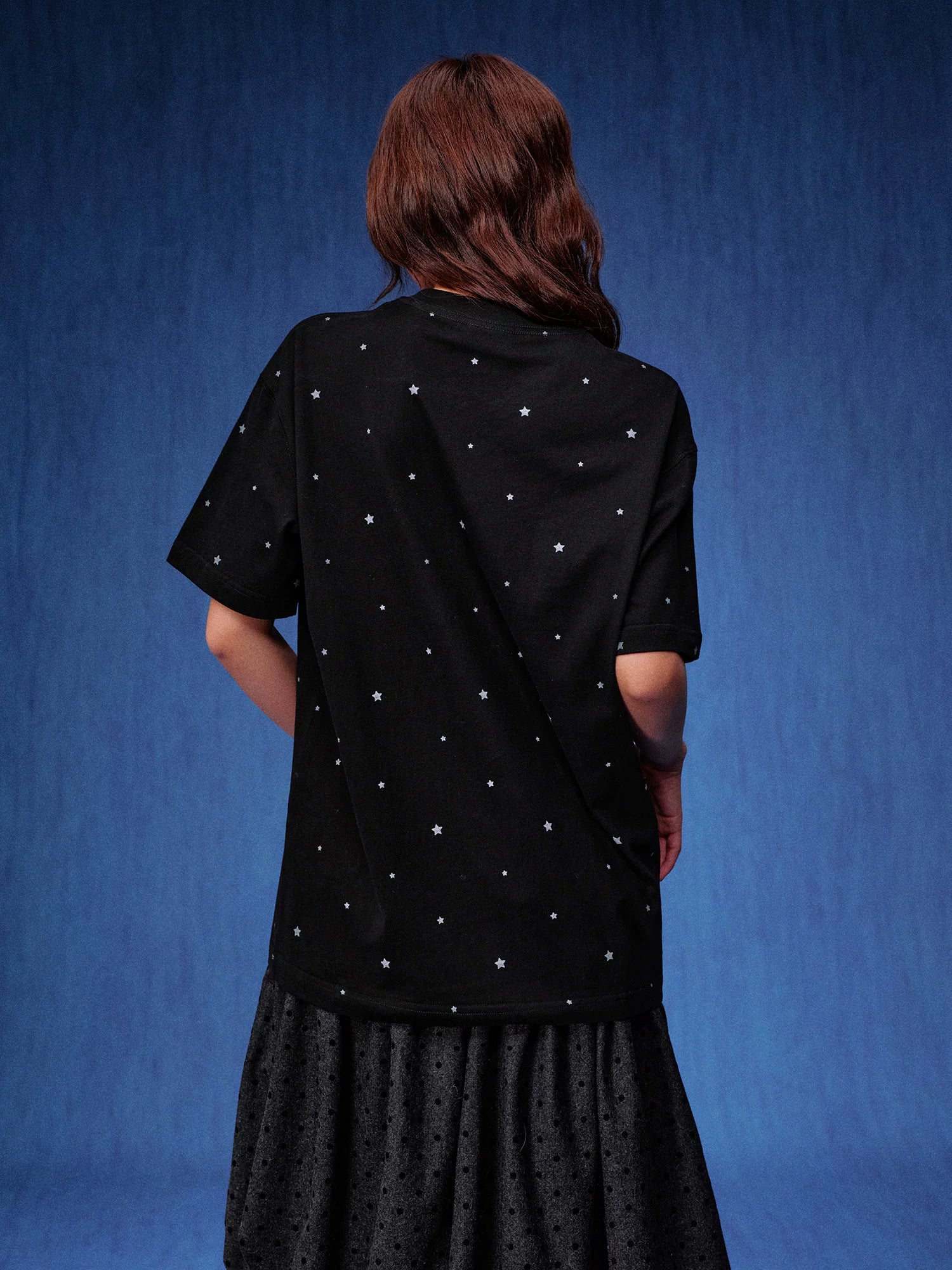 MEDM Star Polka Dot Versatile Casual Tee