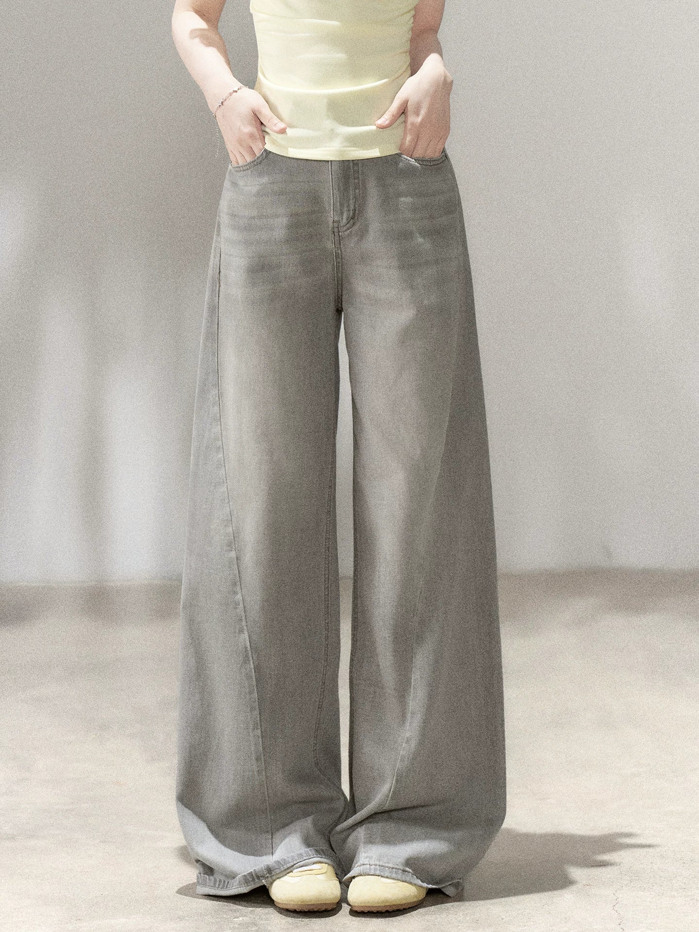 Wildberry Vintage Wide Leg Versatile Jeans