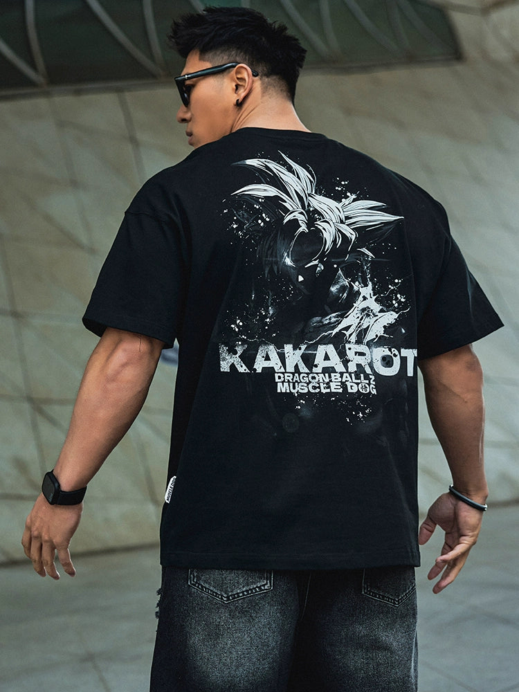 Muscledog Loose Casual Half Sleeve Training Gym Tee