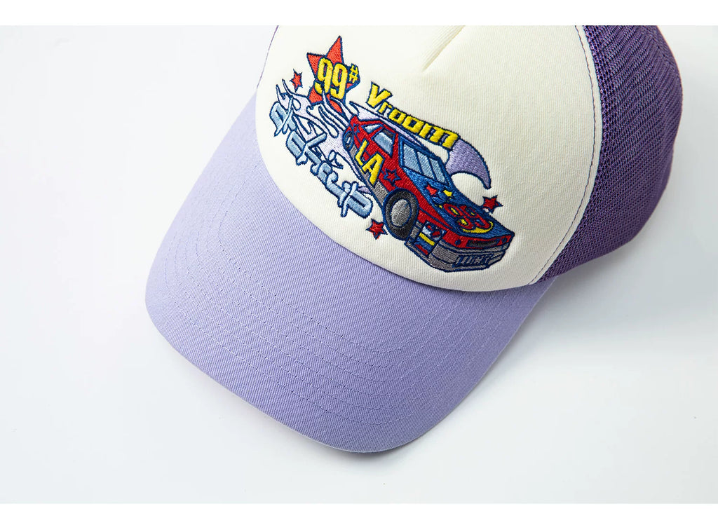 LUCKUP Racing Style Embroidered Baseball Cap