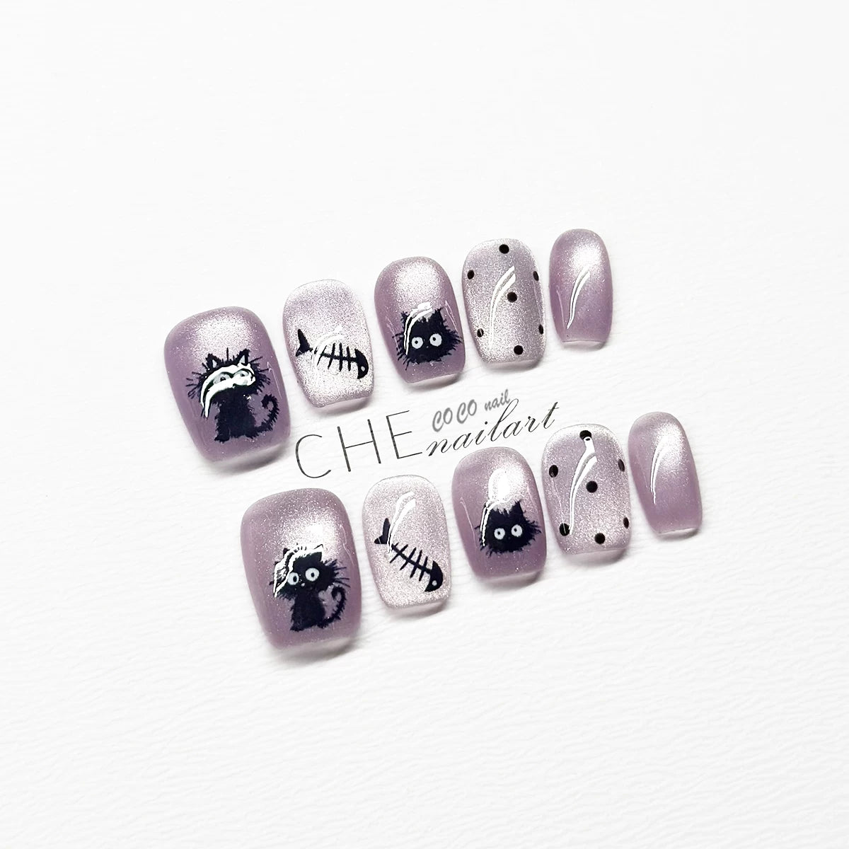 COCO Sweet Cool Cute Handmade Manicure Wear Nail