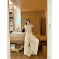 YOUNG KYLIN Shredded Wide-leg Culottes