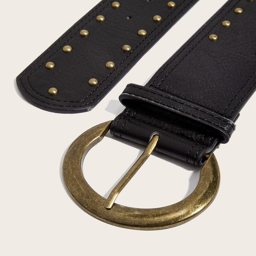 Intertek Punk Style Willow Nail Snap Personality Belt