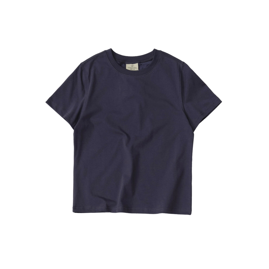 LIVINGTOWN Casual Loose Simple Slim Tee