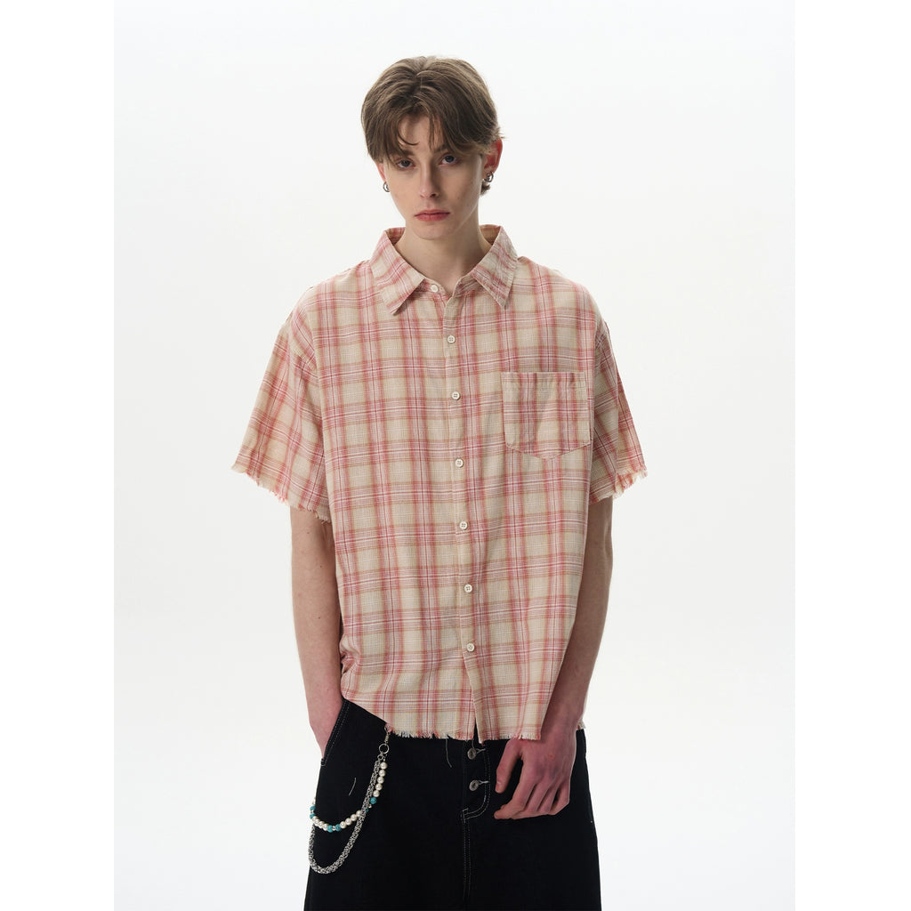 BTSG Plaid Rough Shirt