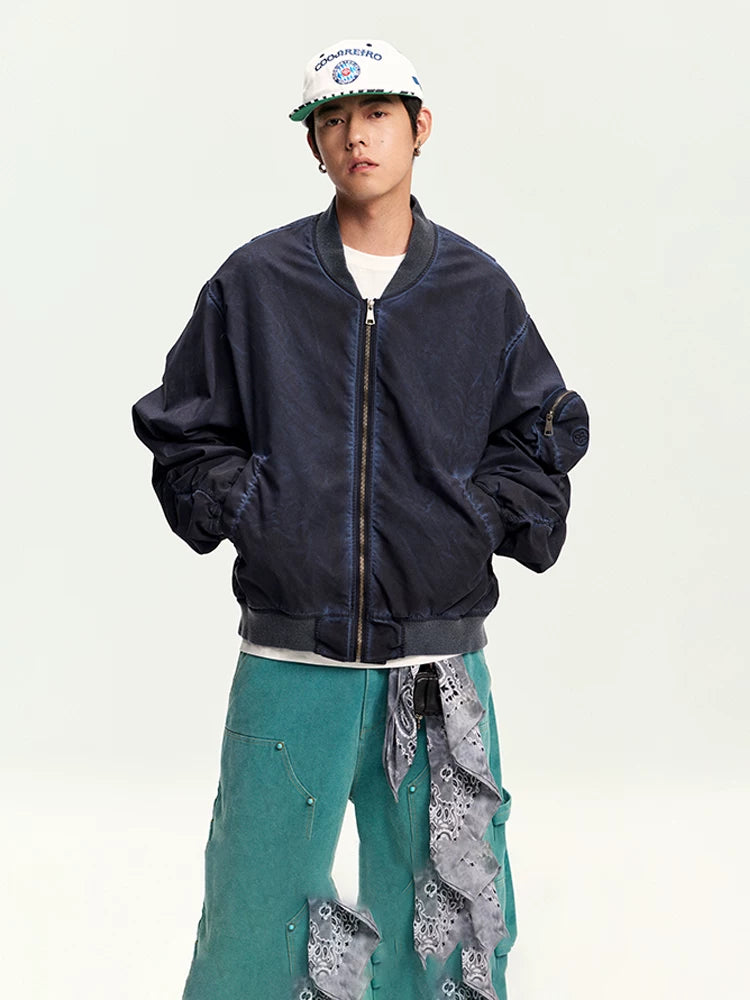 CoosRetro Vintage Contrast Jacket