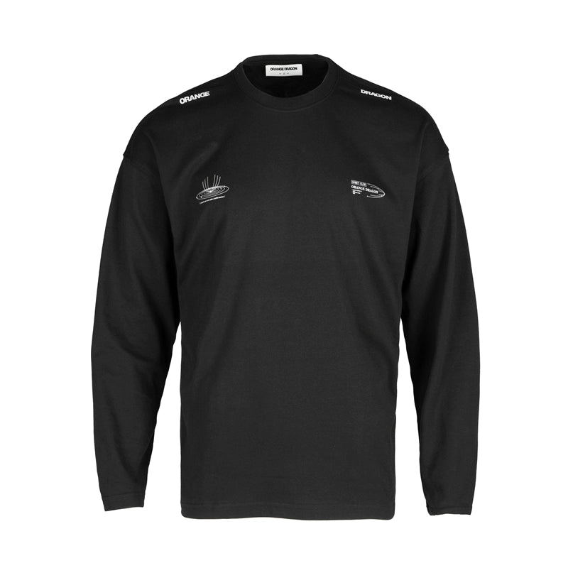 OD Moisture Absorption Quick Drying Cool Feeling Round Neck Fitness Long Sleeve