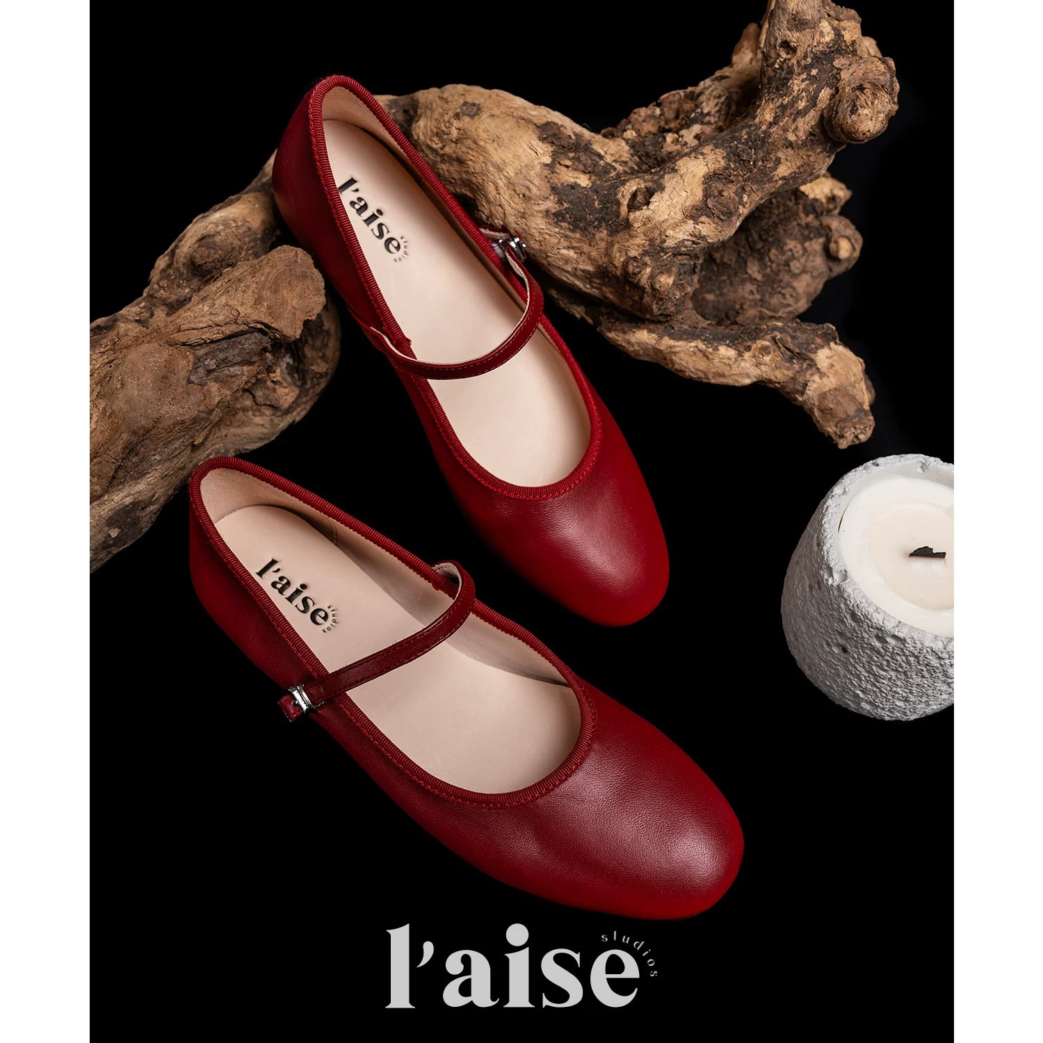 L'aise Comfortable Retro Flat Casual Mary Jane Shoes