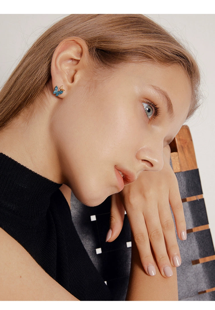 ZEGL Butterfly Small and Delicate Earrings