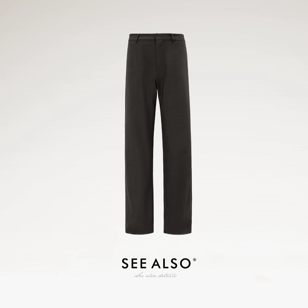 SEE ALSO Slack Drape Straight Casual Trousers