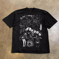 UPUPXIA  Loose Round Neck Casual Tee