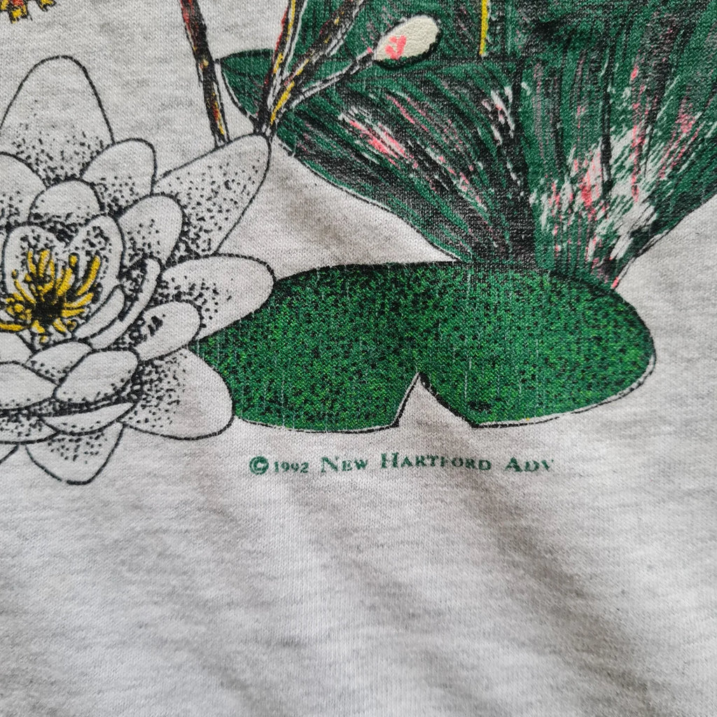 Wang Youbing Round Neck Hand-painted Printing Loose Tee