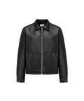 SINONOME faux PU short leather jacket cleanfit