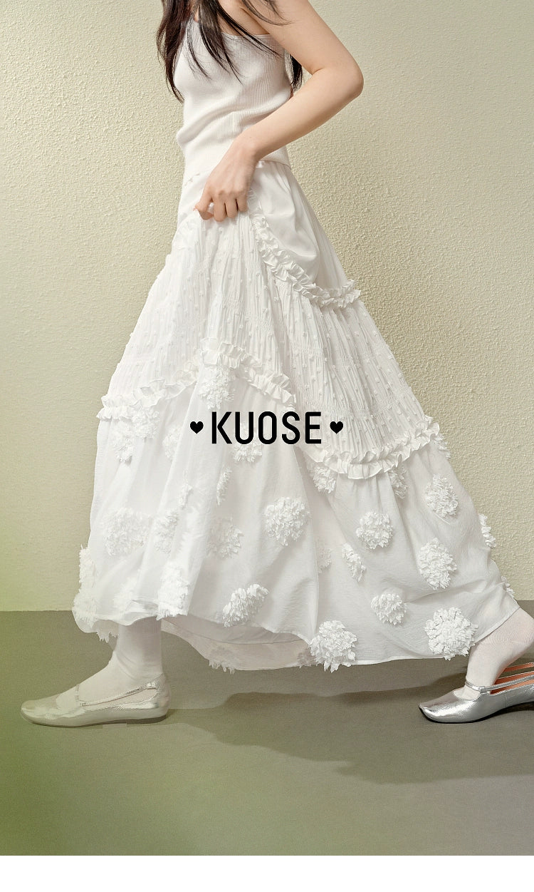Kuose Puff Cake Skirt