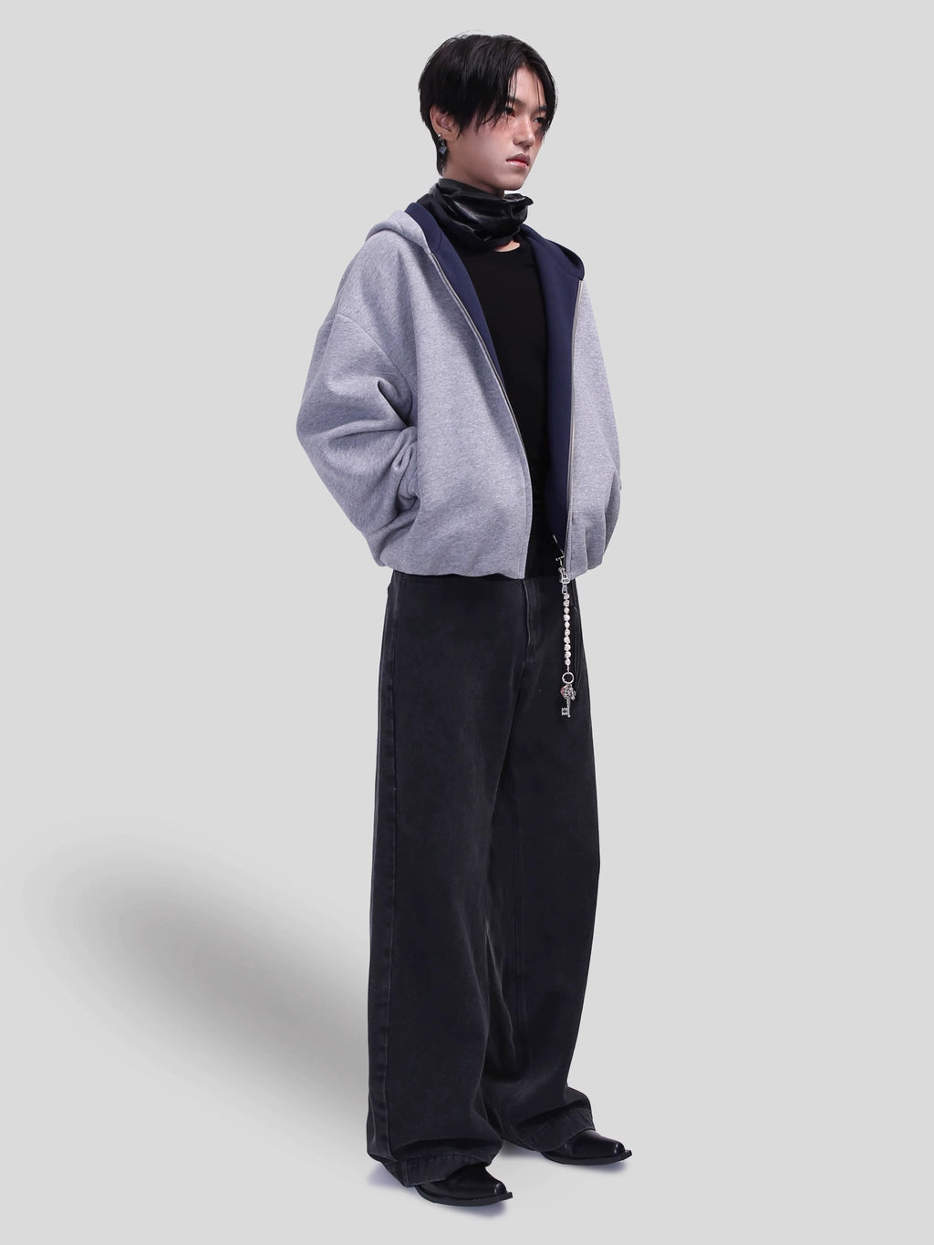 SOUTHFISH A-shaped Straight Slightly Wide-leg Jeans