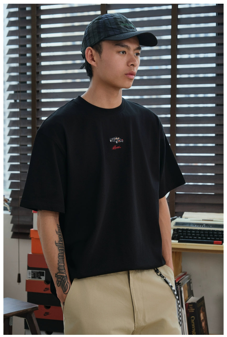 Battles Medieval Car Embroidery Retro Tee