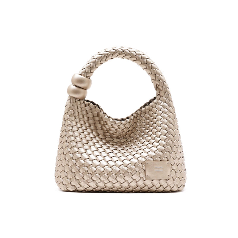 MUVA Woven Holiday Bead Small Bag