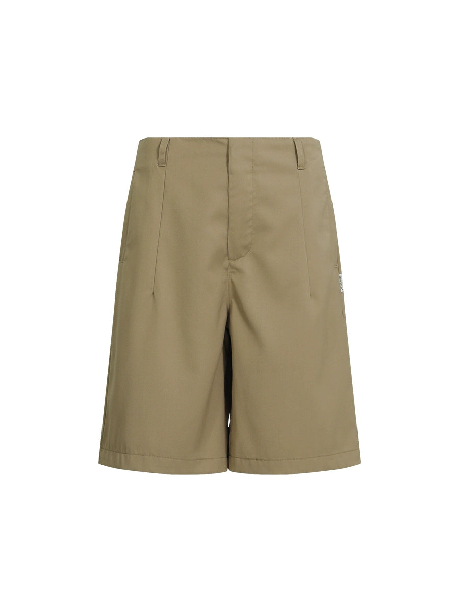 FUNKYFUN Loose Wide-leg Fashion Straight Five-point Pants