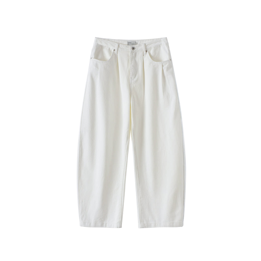 BUTTBILL 25SS puree heavy twill washed micro-cocoon jeans