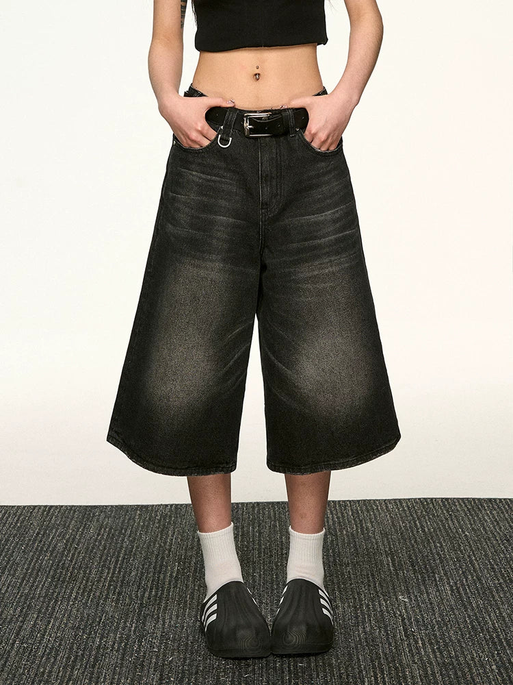 Aaisup Loose Straight Versatile Skinny Wide Leg Pants