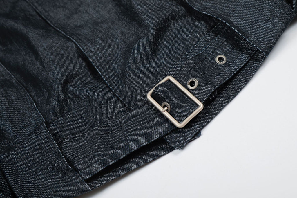 11KN Short and Wide Retro Simple Loose Casual Tooling Jacket