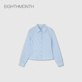 EIGHTHMONTH Waist V-neck Slim Shirt