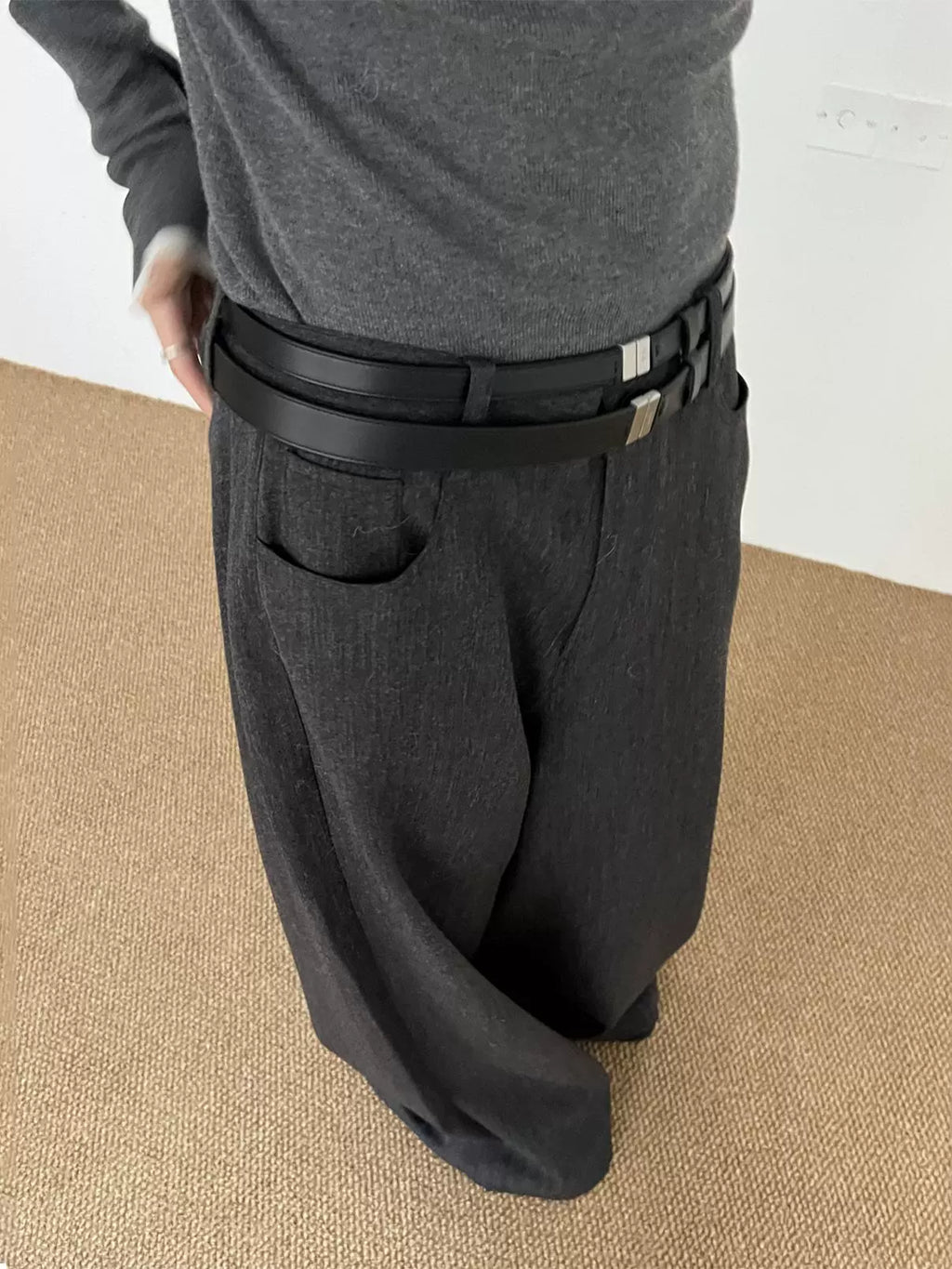 COLN Loose Versatile Casual Pants