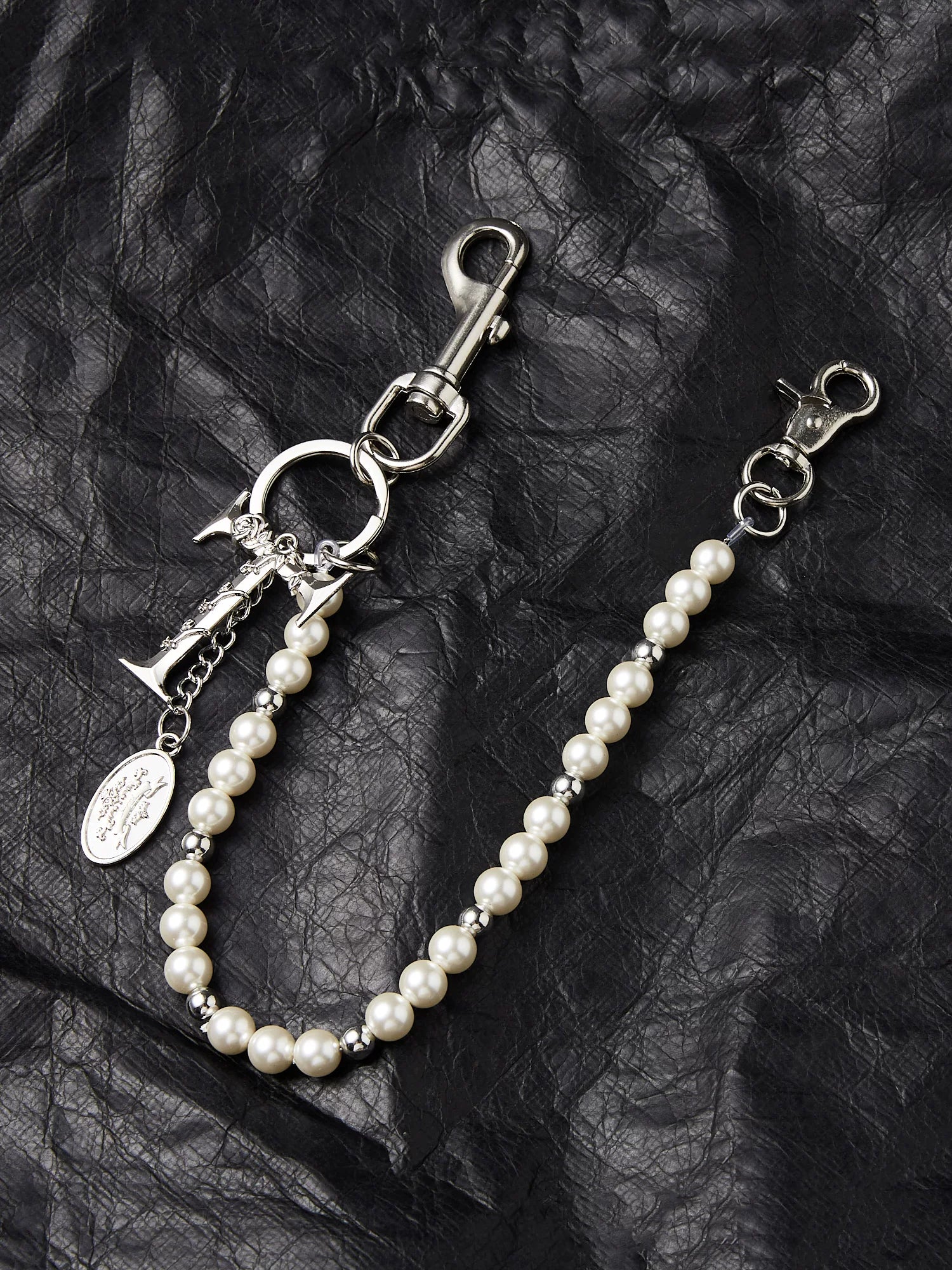 TAICHIISM Metal Pearl Trouser Chain Lanyard