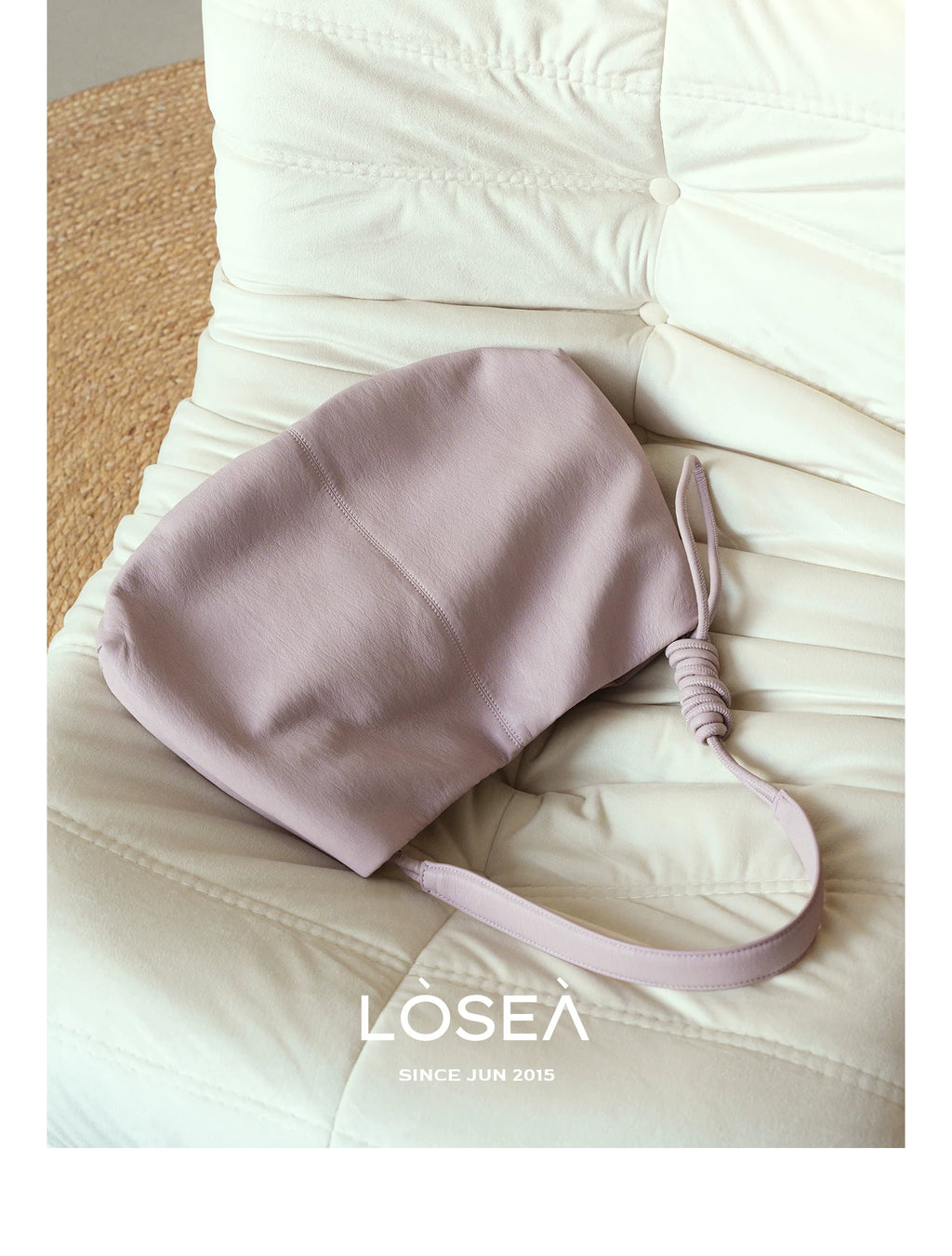 LOSEA Soft Leather Large Capacity Shoulder Bag
