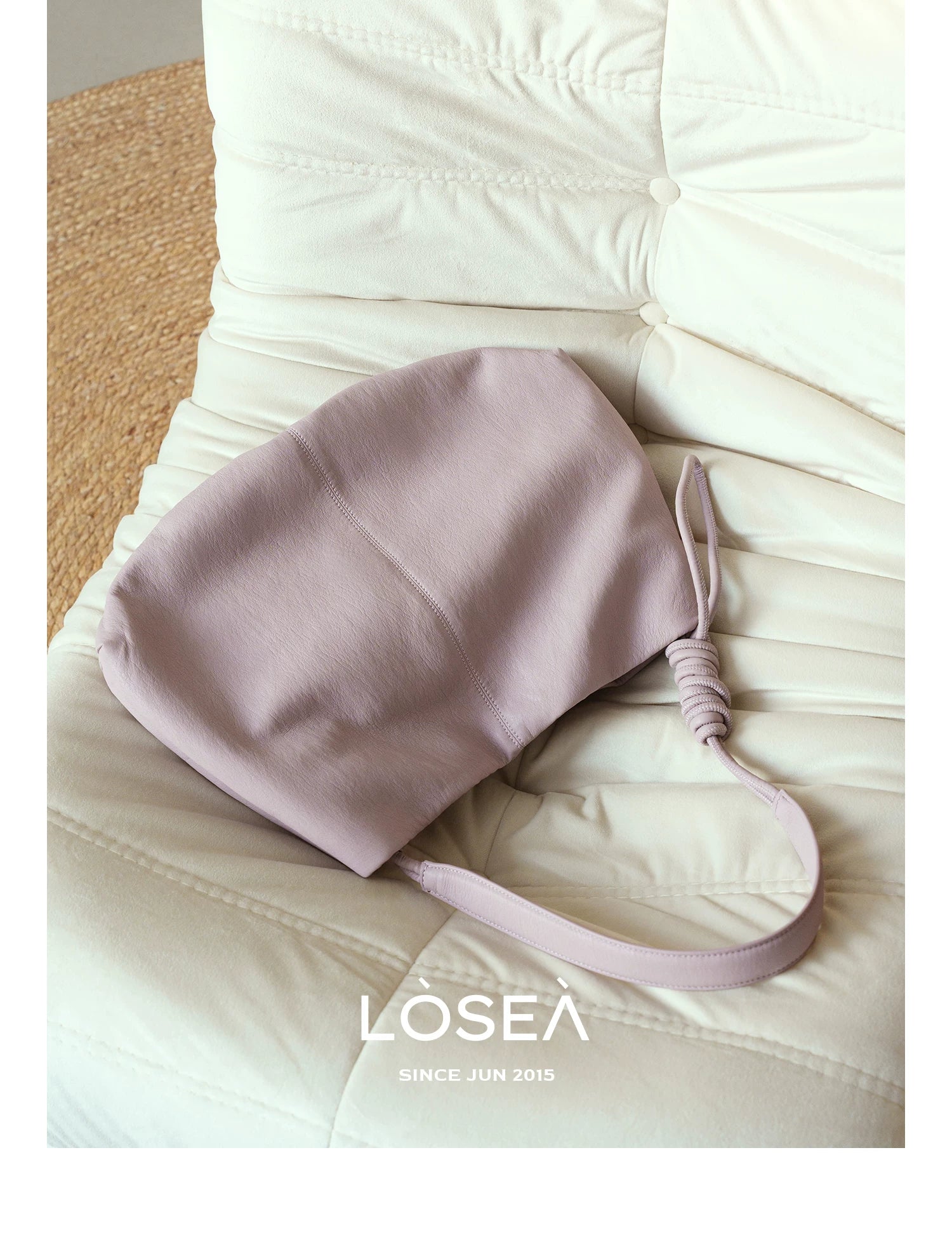 LOSEA Soft Leather Large Capacity Shoulder Bag