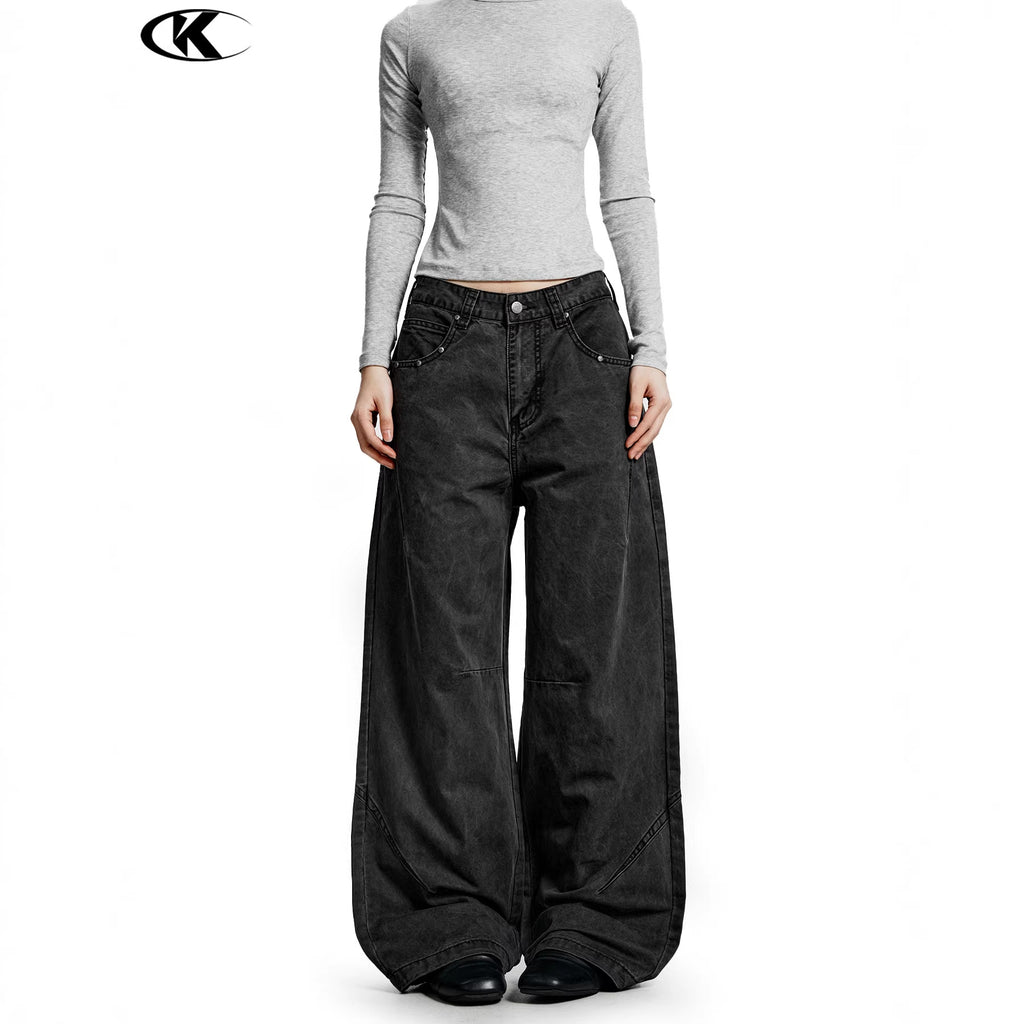 11KN American Vintage Rock Gray Cargo Pants Unisex