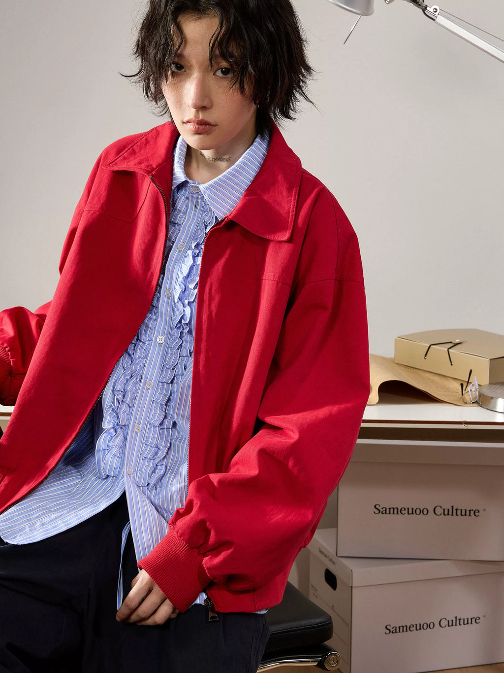 Sameuoo Vintage Neutral Jacket
