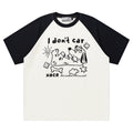 HACR Macaron Color Hand Painted Puppy Loose Tee