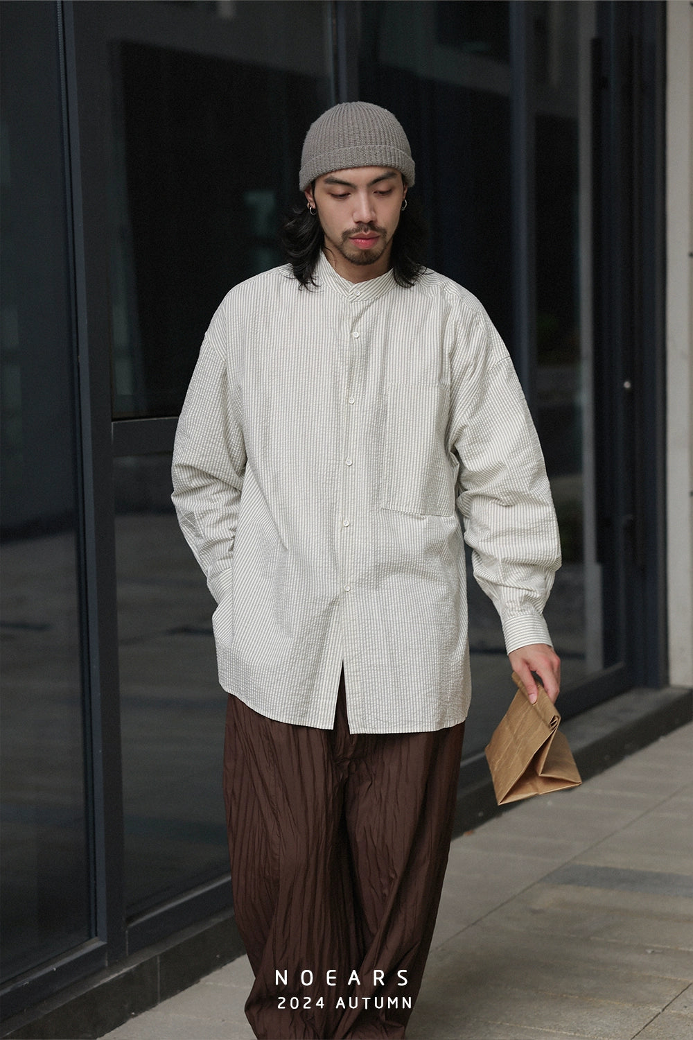 NOEARS Striped Medium and Long Sleeve Shirt