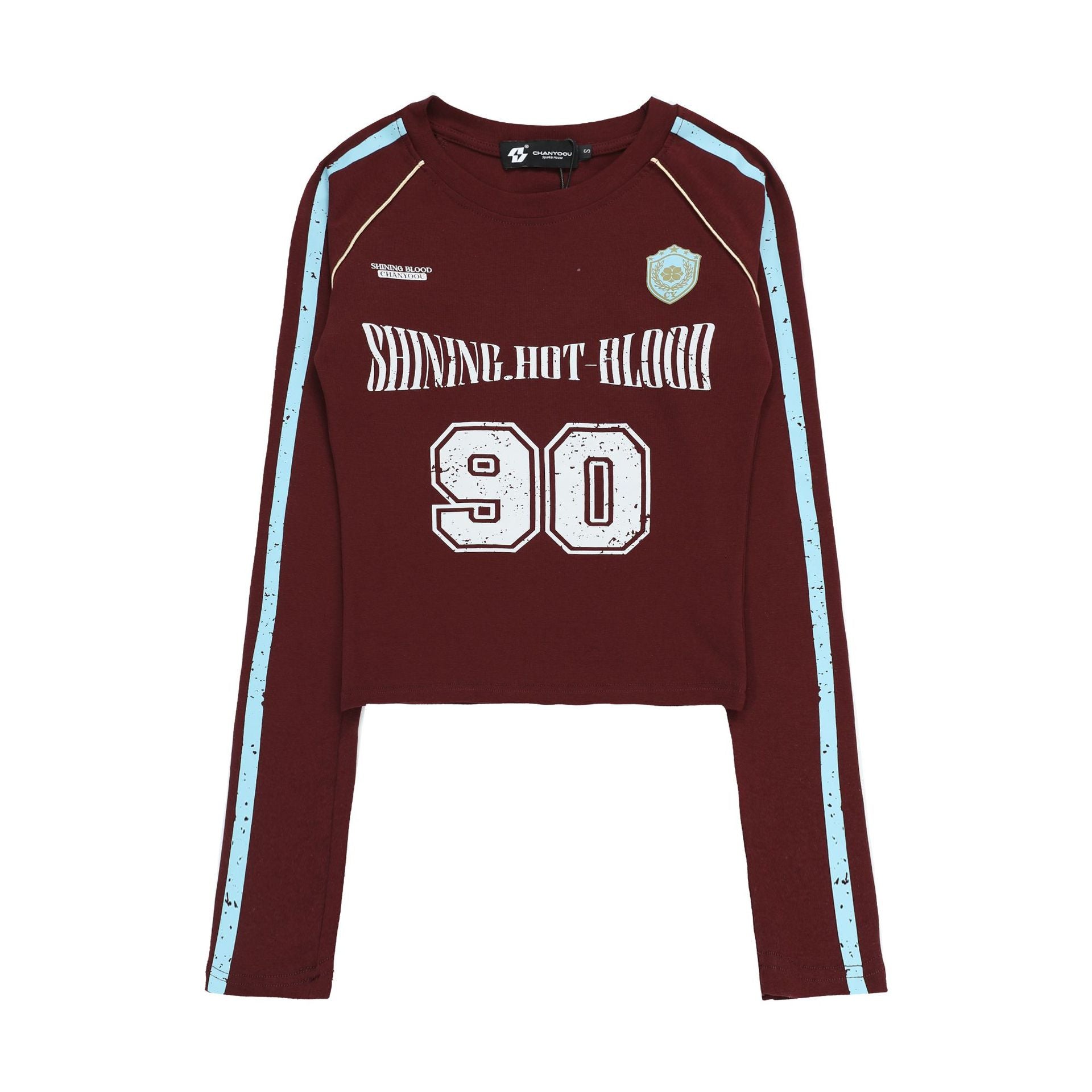 CHANYOOU Retro Three-bar Front Shoulder Short Long Sleeve
