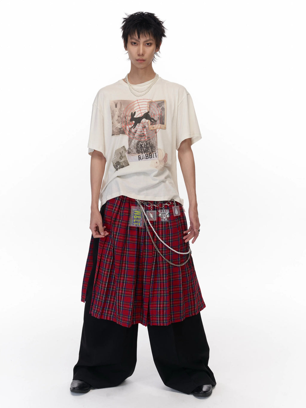 Imdelusion Light Loose Cute Rabbit Tee