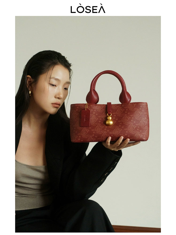 LOSEA New Chinese Ruyi Moire Concubine Bag
