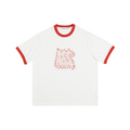 AVENUESON Explosive Font Logo Contrasting Tee