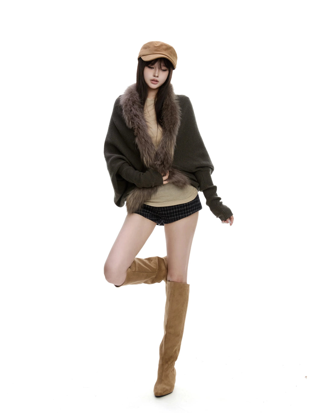 WITHMIN Loose Sweater Cardigan Jacket