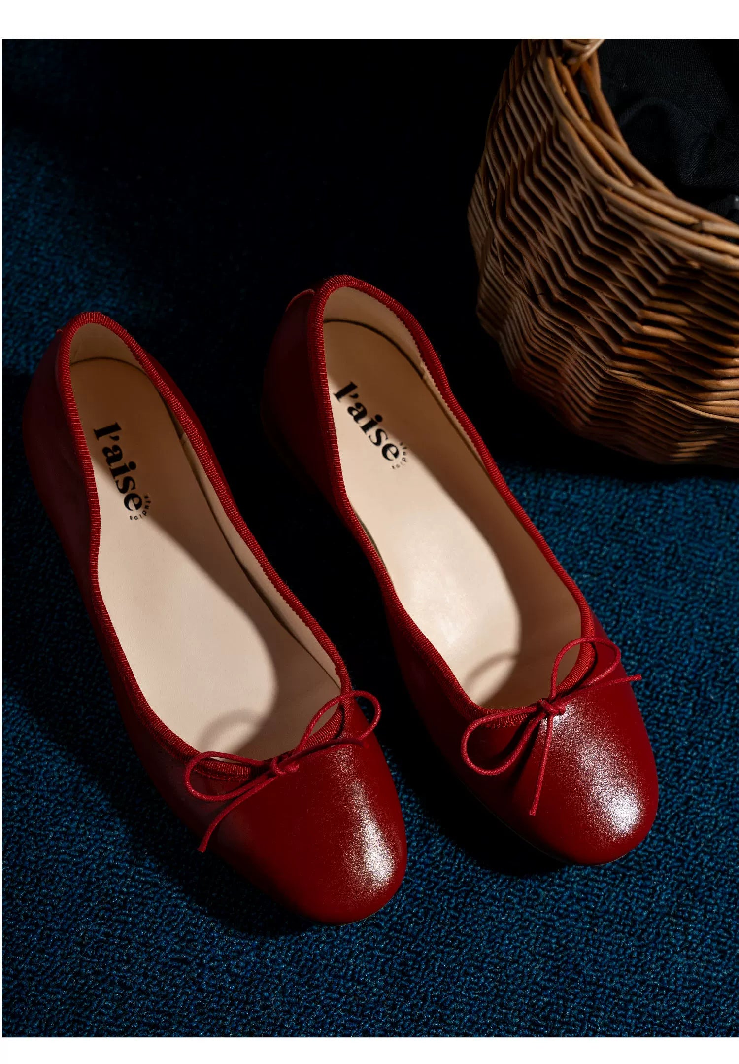 L'aise Bow Mid-heel Shoes