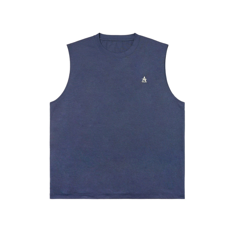 PANMAX Vintage Sports Casual Alphabet Print Vest