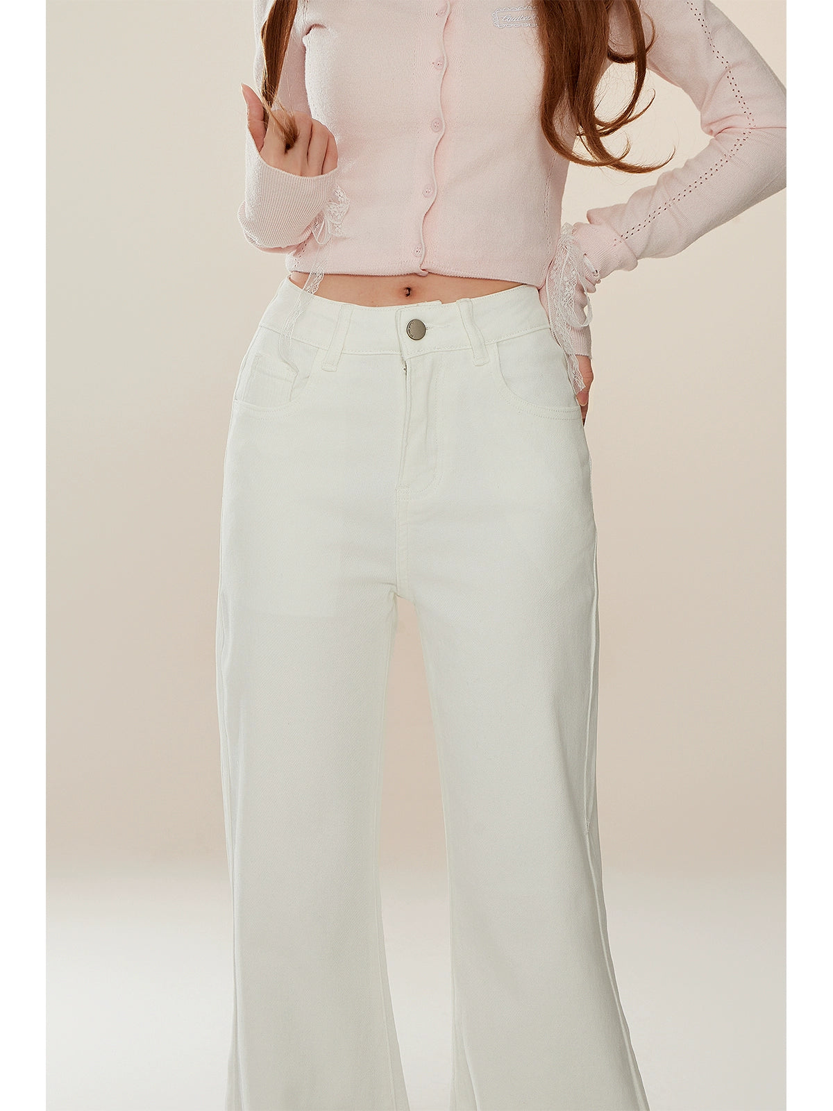 Zrsee High-waisted Wide-leg Jeans