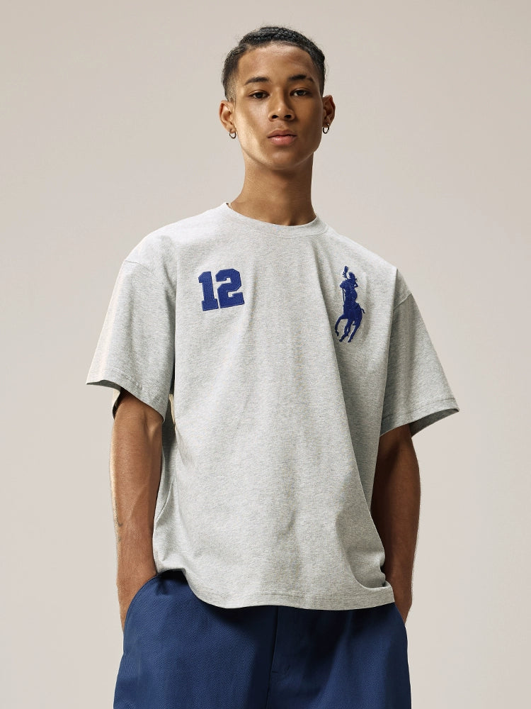 Remedy Guochao Embroidery Loose Tee