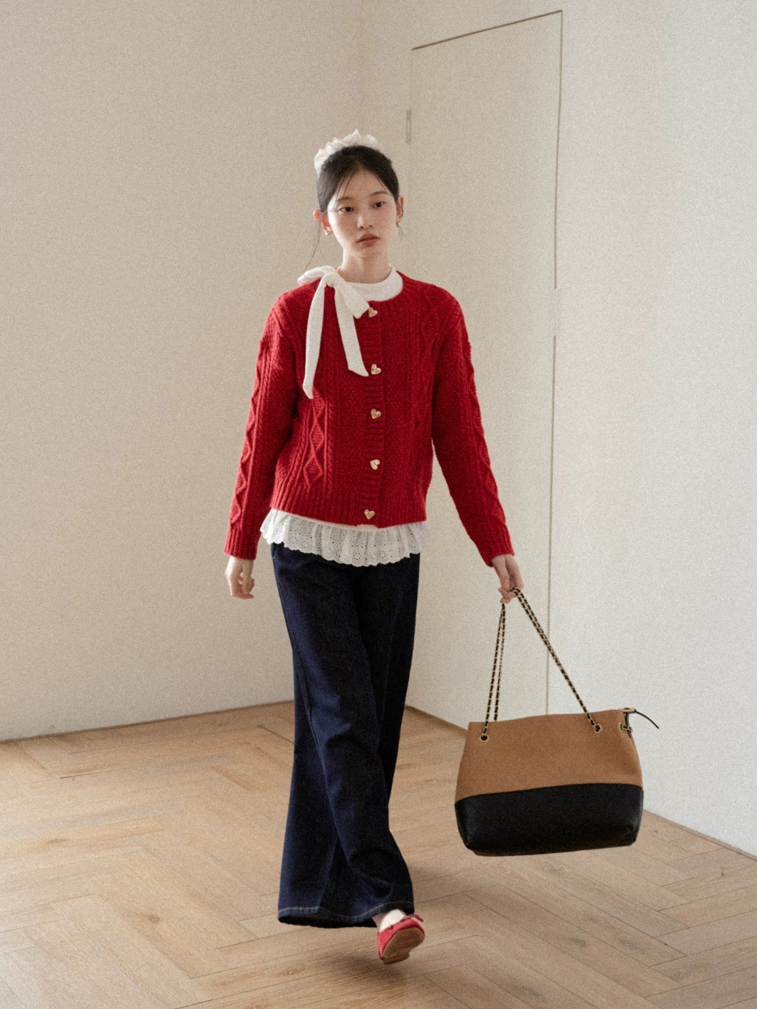 Cantonstory Atmosphere Loose Warm Knitted Sweater